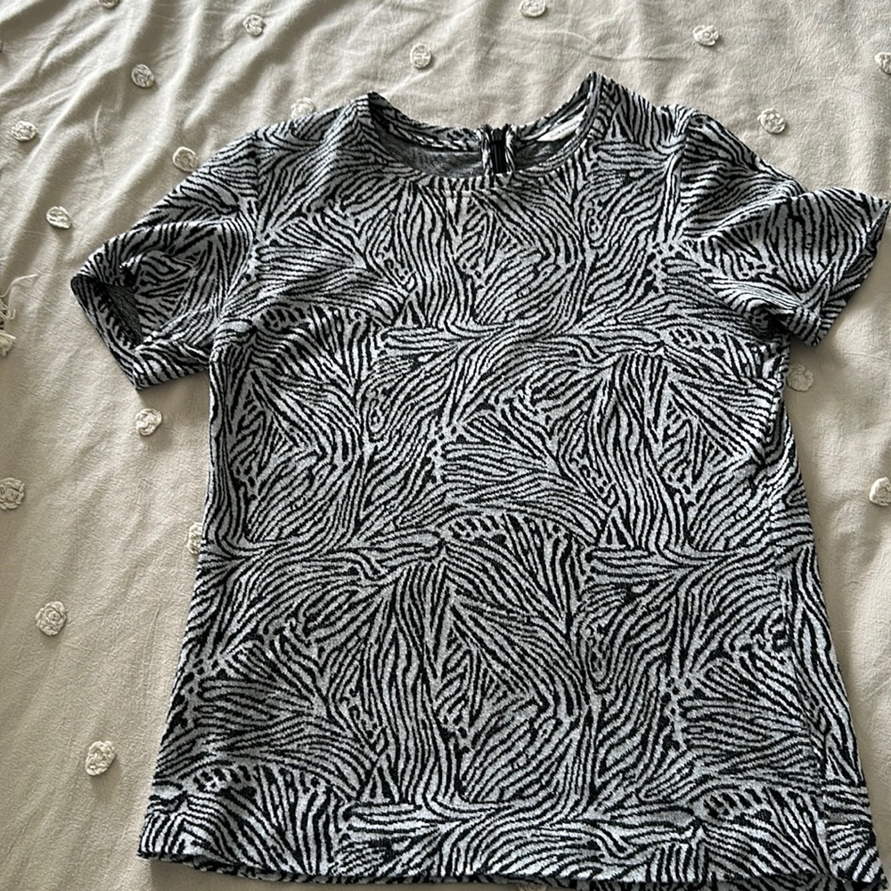 Club, Monaco, short sleeve shirt with black zip up
